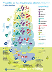 HSTotaal: infographic voor Pijnacker-Nootdorp met jaarlijkse maatregelen tegen overmatig alcoholgebruik.
